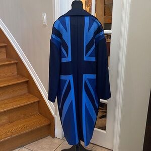 Boden Wilding Union Jack Coat.  Navy, US 12/UK 16